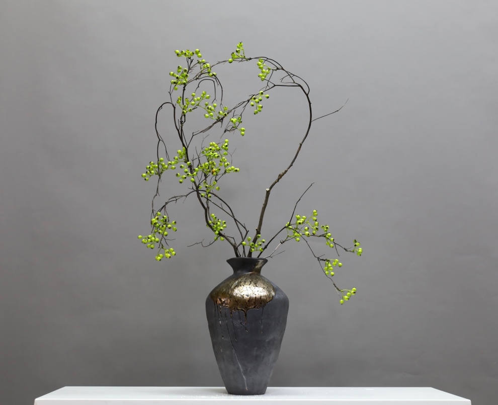 绿色 · 仿真花艺，63 × 42 × 88 cm
