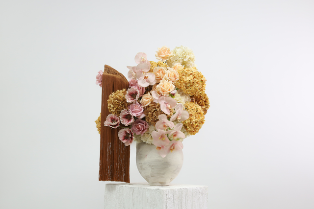 粉紫色 · 仿真花艺,63 × 45 × 80 cm