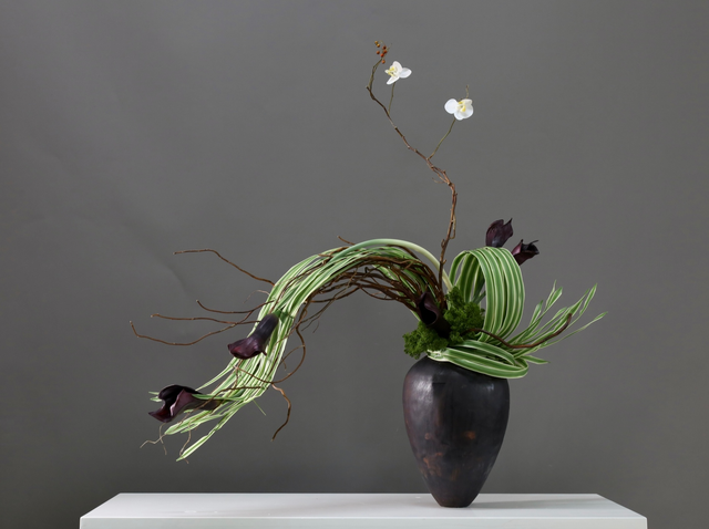 绿色 · 仿真花艺,95 × 30 × 93 cm