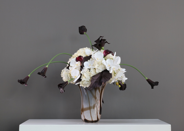 米白色 · 仿真花艺,95 × 45 × 75 cm