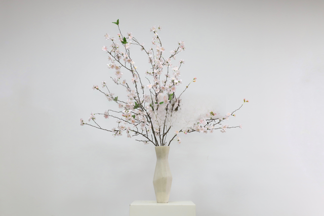 粉紫色 · 仿真花艺,120 × 50 × 120 cm