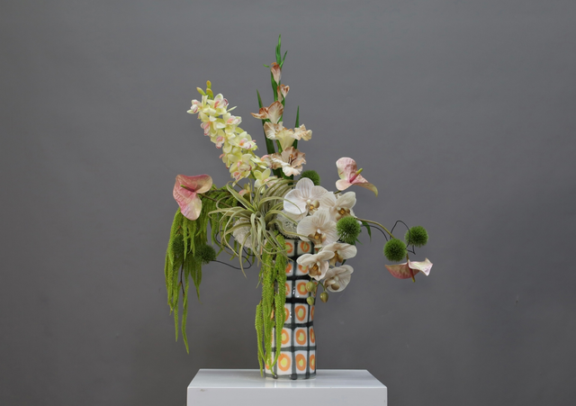 粉紫色 · 仿真花艺,60 × 30 × 80 cm
