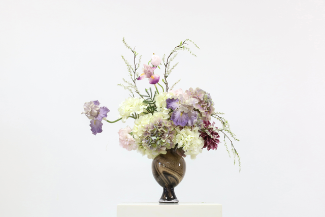 粉紫色 · 仿真花艺,62 × 38 × 67 cm