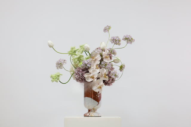 粉紫色 · 仿真花艺,62 × 40 × 69 cm