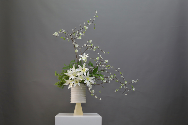 绿色 · 仿真花艺,83 × 38 × 110 cm
