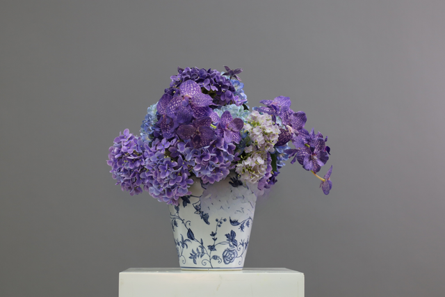 粉紫色 · 仿真花艺,55 × 42 × 49 cm
