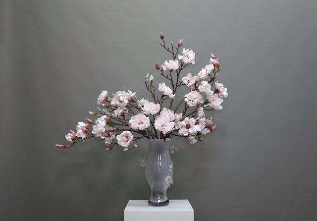 粉紫色 · 仿真花艺,100 × 64 × 114 cm