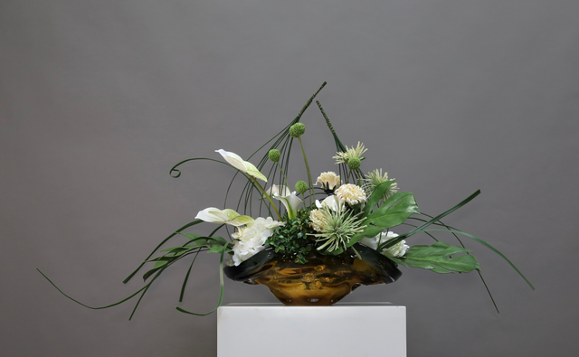 绿色 · 仿真花艺,110 × 62 × 54 cm