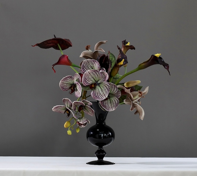 粉紫色 · 仿真花艺,44 × 31 × 46 cm