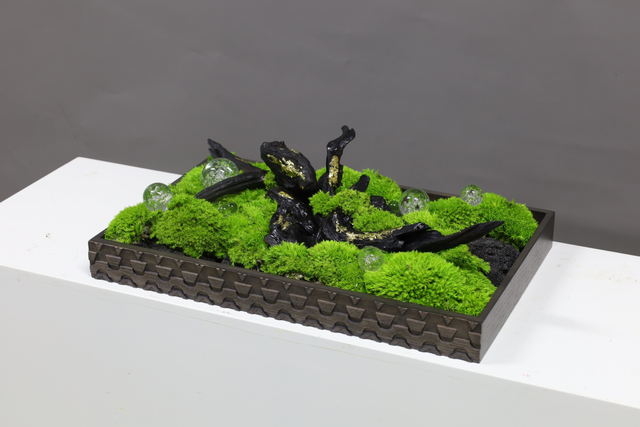绿色 · 仿真花艺,51 × 32 × 14 cm