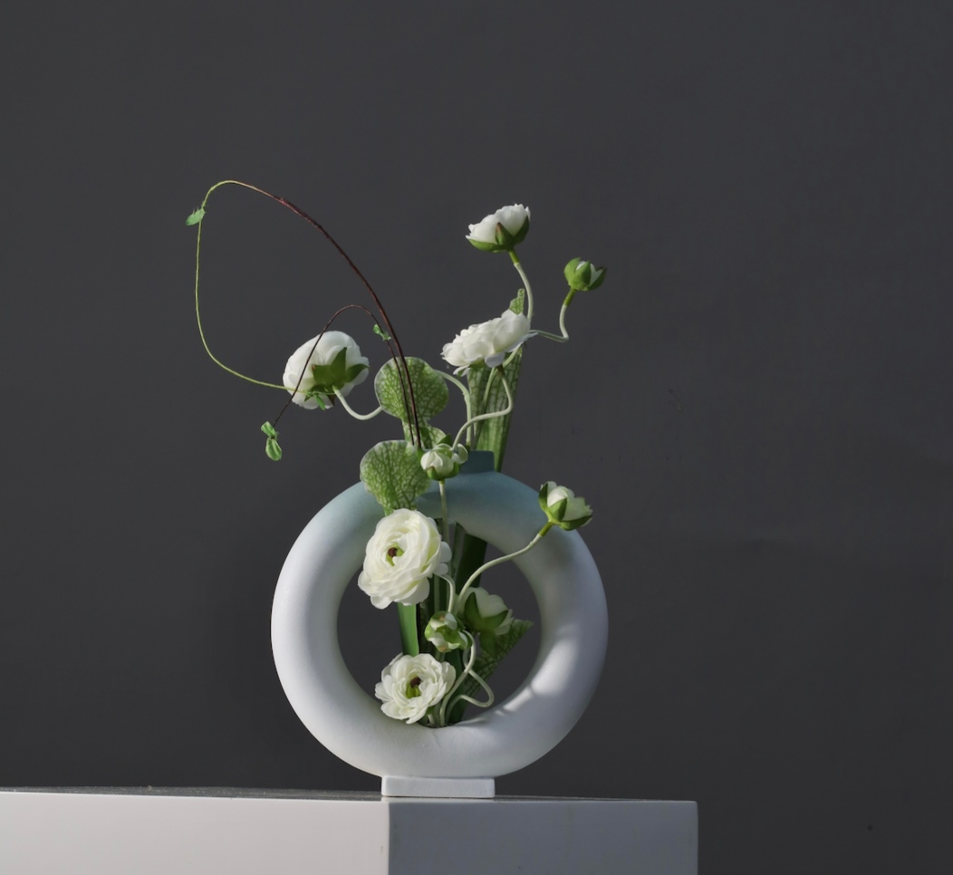 绿色 · 仿真花艺，25 × 24 × 41 cm