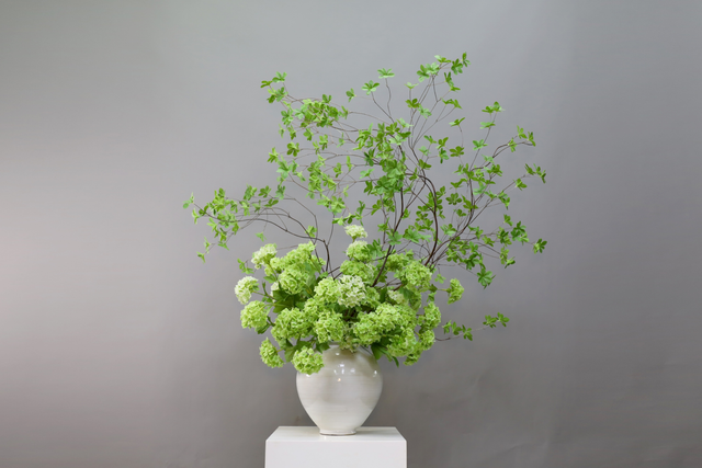 绿色 · 仿真花艺,110 × 80 × 120 cm