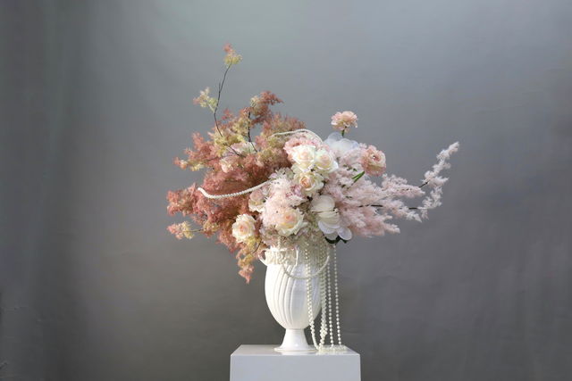 粉紫色 · 仿真花艺,103 × 48 × 104 cm