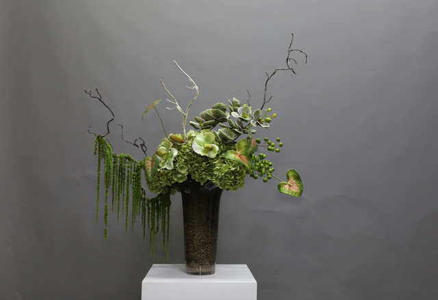 绿色 · 仿真花艺,90 × 60 × 100 cm