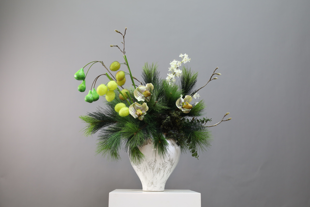 绿色 · 仿真花艺,85 × 55 × 87 cm