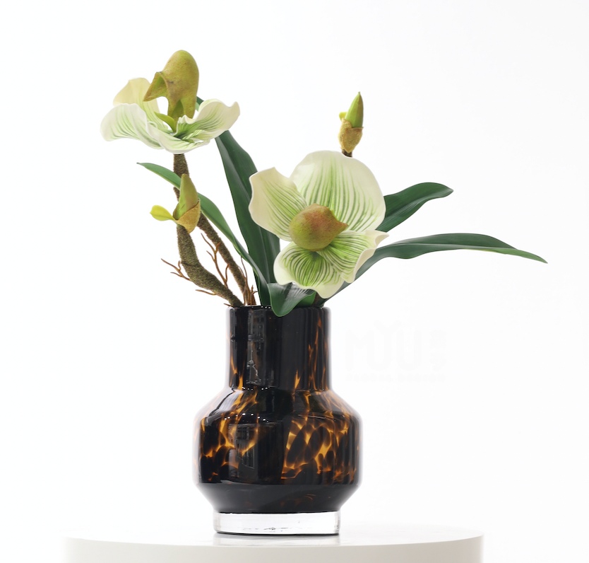 棕橘香槟黄色 · 仿真花艺 · 图片编号 MY-B3-0026