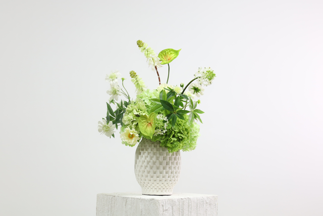 绿色 · 仿真花艺，57 × 44 × 73 cm