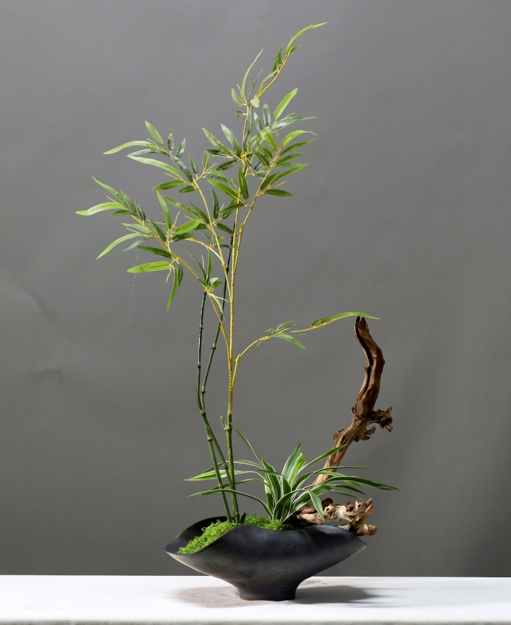 绿色 · 仿真花艺,53 × 36 × 90 cm