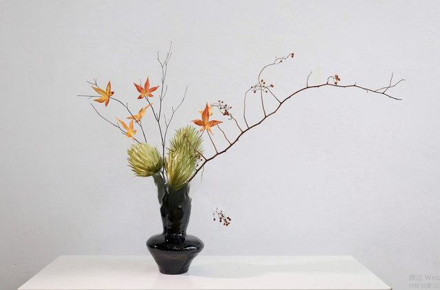 绿色 · 仿真花艺,90 × 35 × 80 cm