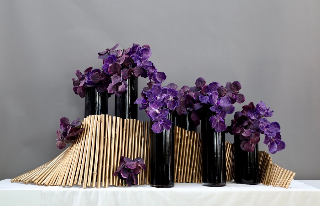 粉紫色 · 仿真花艺,120 × 50 × 78 cm