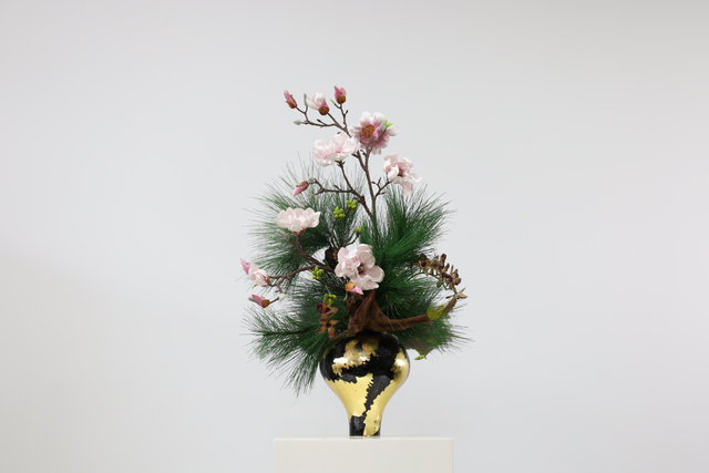 绿色 · 仿真花艺，57 × 50 × 92 cm