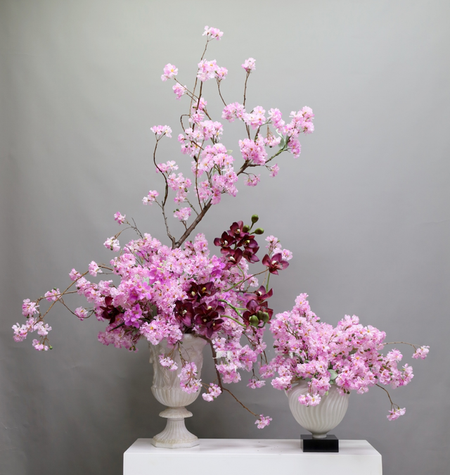 粉紫色 · 仿真花艺 · 图片编号 MY-B1-0364