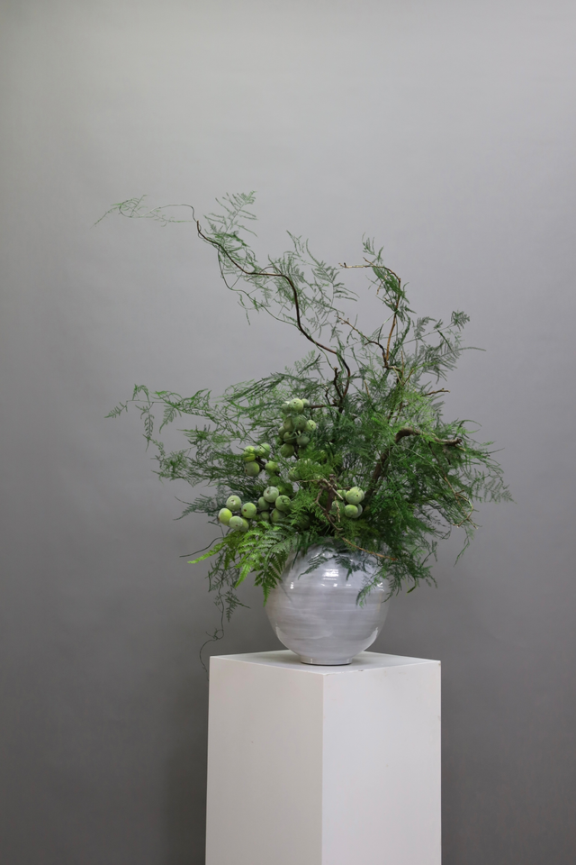 绿色 · 仿真花艺,95 × 70 × 110 cm
