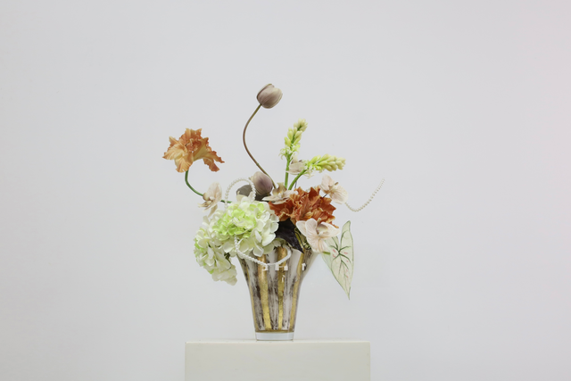 棕橘黄 · 仿真花艺 · 图片编号 MY-M2-0547