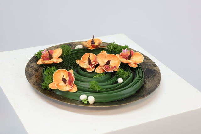 餐桌花 · 仿真花艺,直径30 cm