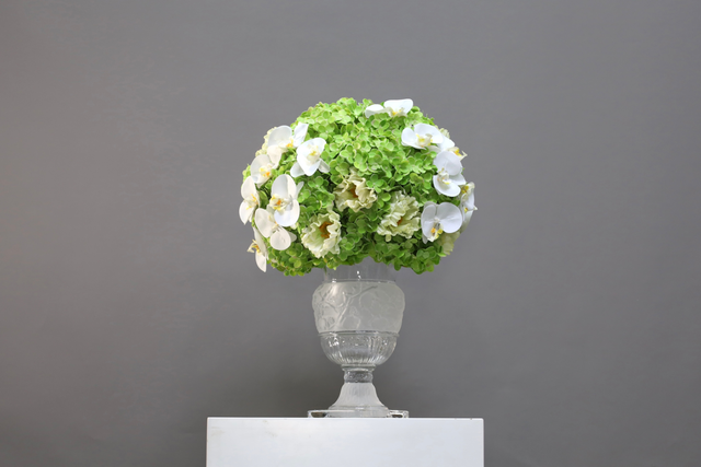 绿色 · 仿真花艺,35 × 35 × 53 cm