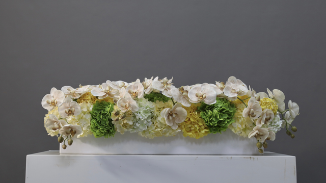 香槟 · 仿真花艺,106 × 42 × 33 cm