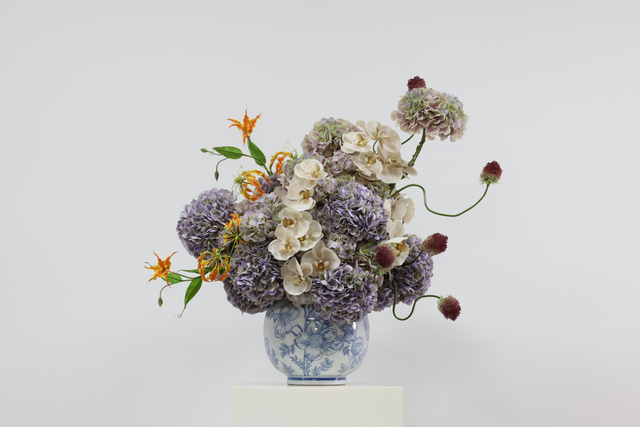 粉紫色 · 仿真花艺,95 × 62 × 83 cm